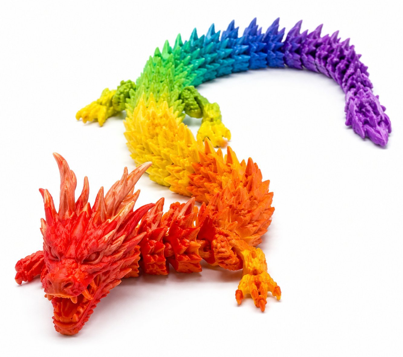 3D Printed Articulated Dragon